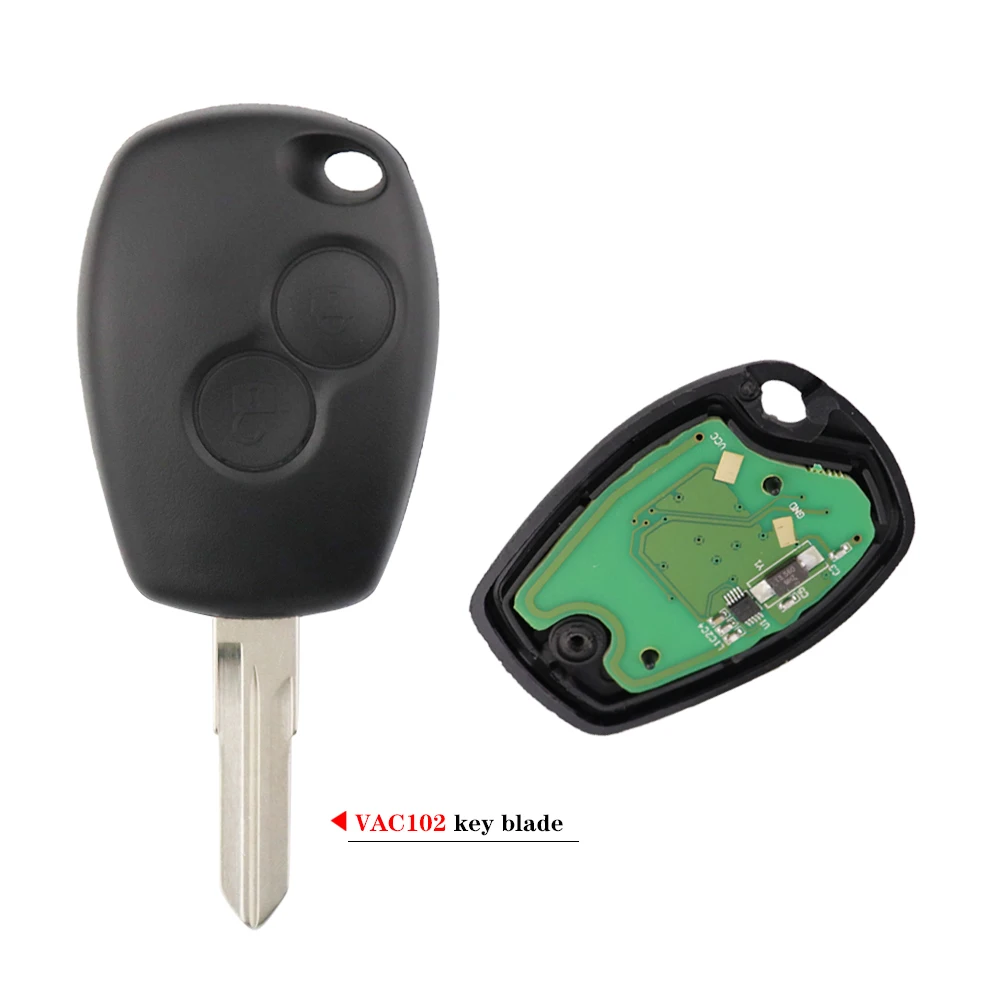 3 Buttons 434MHz PCF7961M 4A Chip For Renault Trafic Master Modus Sandero Logan Symbol Dacia Duster Logan Sandero 2012-2016