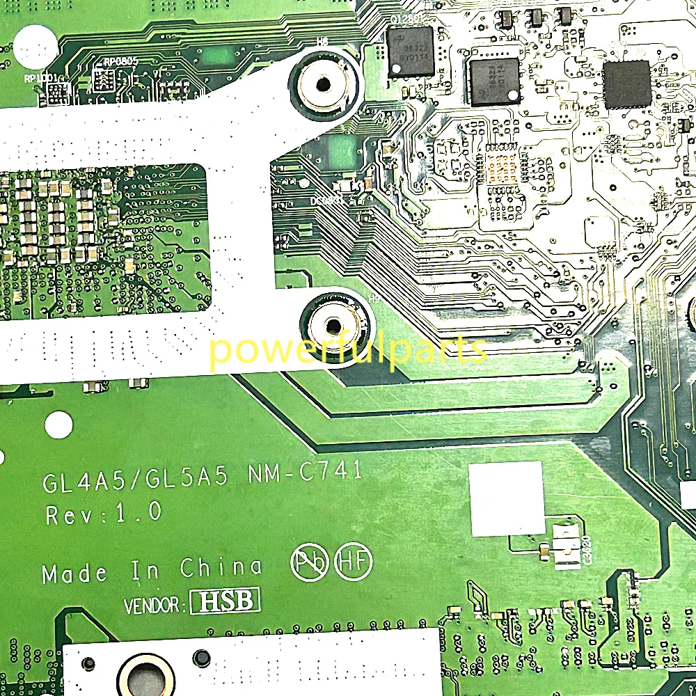 For Lenovo ThinkPad L14 L15 Laptop Motherboard NM-C741 5B20W77591 R3 PRO 4450 R3 4300 CPU On-Board Working OK