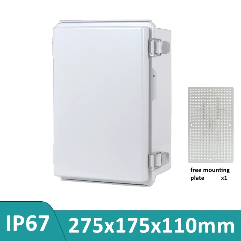 

10.8×6.9×4.3 Inches IP67 ABS Plastic Off-white Electrical Juction Box For Homemade Projects Electronic Components Storage Case