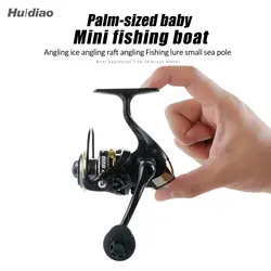 Huidiao 500 800 serie cuscinetto antiruggine e liscio 5.2:1 sistema di trascinamento mulinello da pesca 5Kg potenza massima bobina da pesca ruota rotante