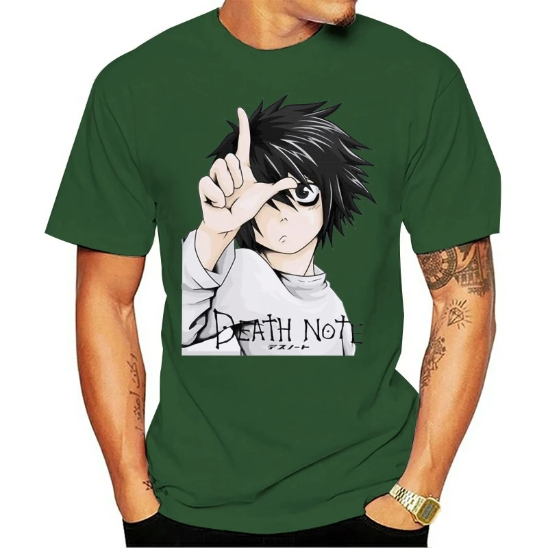 new 2018 death note t shirt man Short sleeve deathnote summer ryuuku ryuk print funny Men T shirt japanese anime tshirt men tops