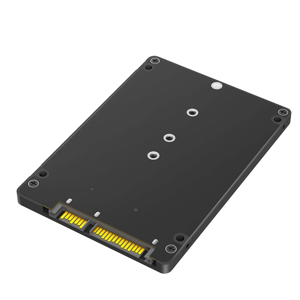 M.2-mSATA To SATA Adapter Card Solid State SSD To SATA External Disk Box 2IN1 Conversion Board