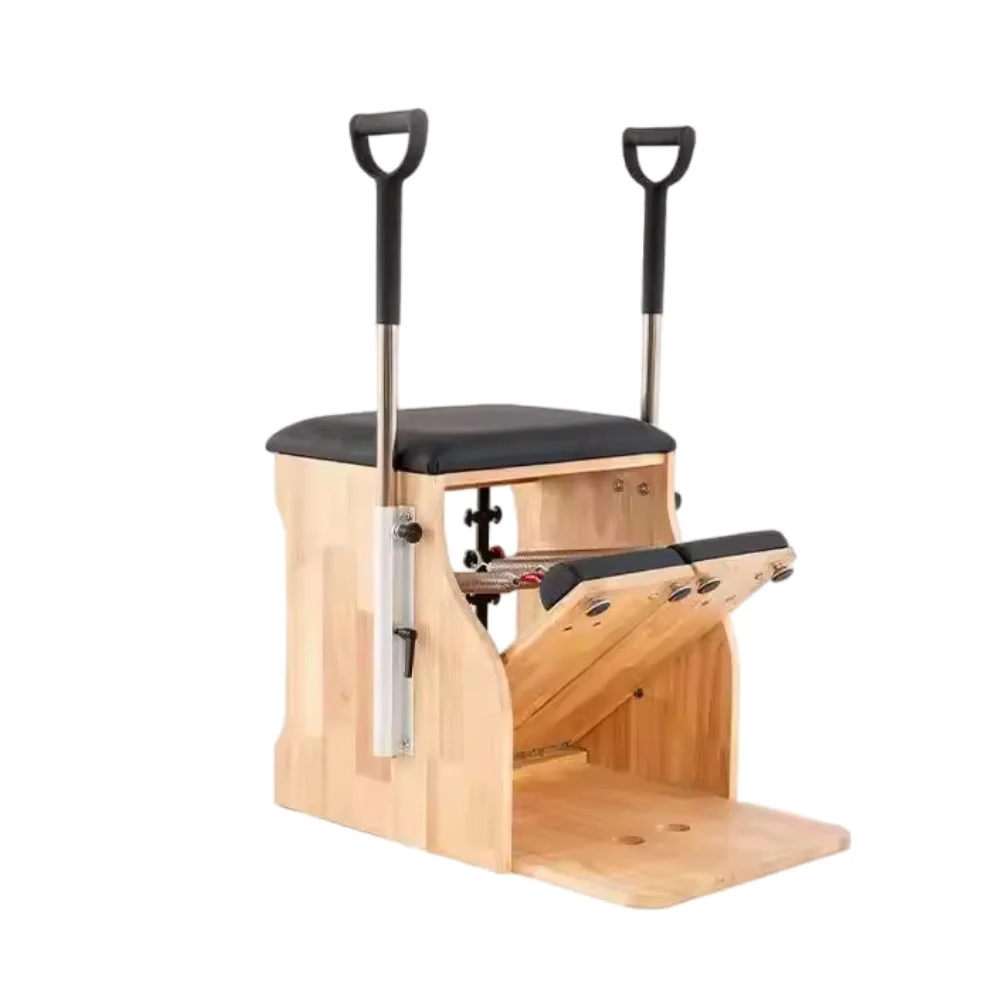 

4 Adjustable Spring Wunda Chair For Fitness Wood Reformer Machine