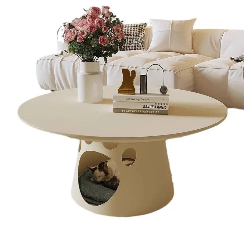 French style, cream style, cute, cat nest, rock slab, coffee table, light luxury, household, living