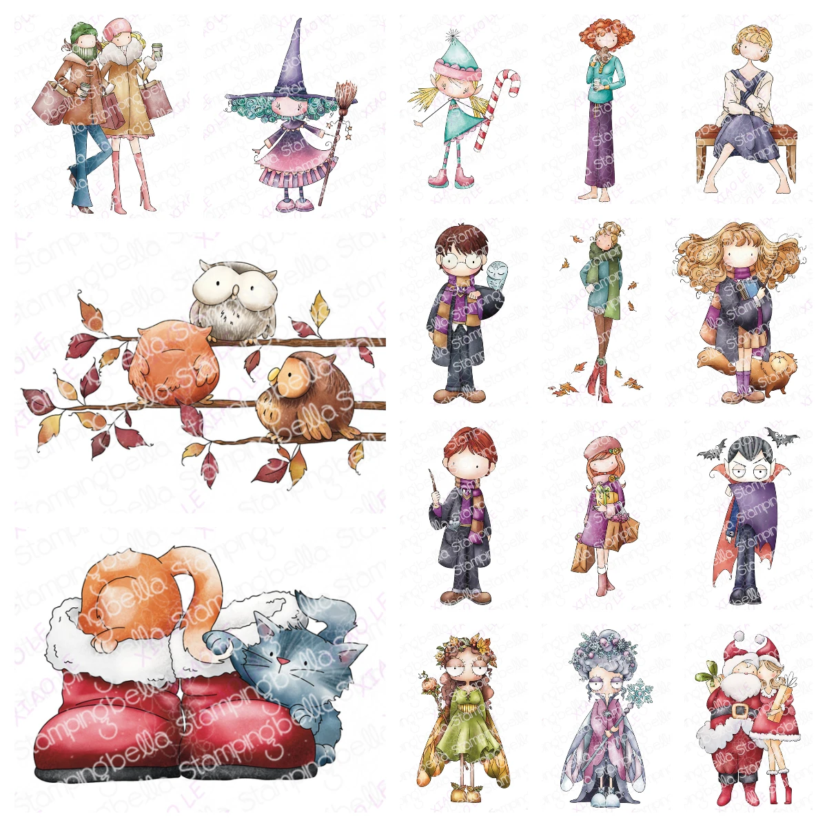

Be Merry Sentiment Set Christmas Halloween Silicone Stamps Scrapbook Diary Decoration Embossing Template Diy Greeting Card