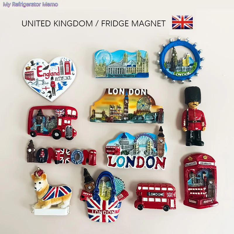 United Kingdom Refrigerators Magnet England London Eye Creative Decoration Magnetic Refrigerator Magnet Sticker Home Decoration