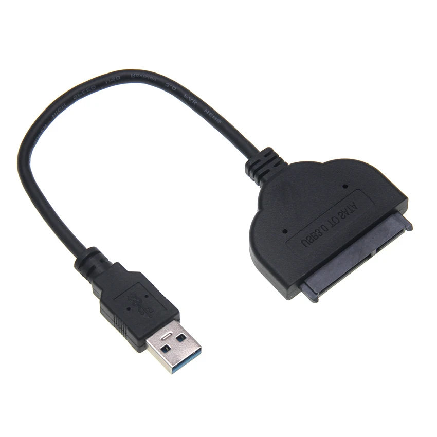 300pcs USB 3.0 Cable to SATA Hard Drive Adapter Converter for 2.5 Inch SSD & HDD Data Transfer