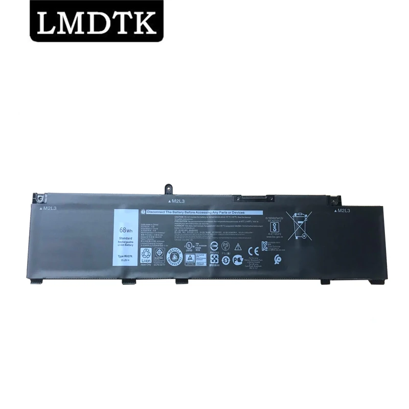 

LMDTK Новый MV07R 15,2 V 68Wh Аккумулятор для ноутбука Dell G5 5000, игровой ноутбук 72WGV W5W19