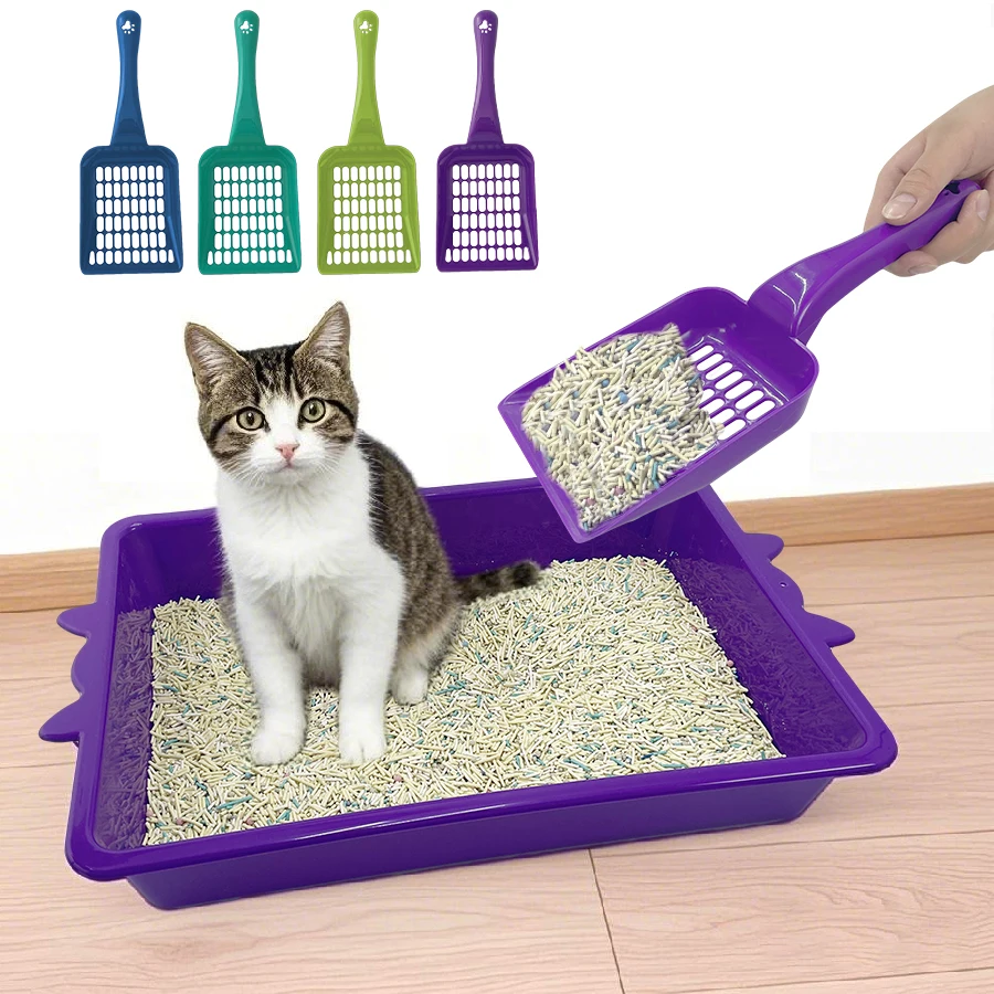

Cat Litter Scoop Cleaning Supplies pet Poop Removal Tool Plastic And Portable Cat Cathroom Accessories Assistant 2025 NEW tools