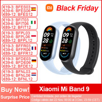 2024 New Xiaomi Mi Band 9 Smart Bracelet, Blood Oxygen Fitness Traker, 1.62'' AMOLED Screen, 150+ Sport Modes, BT5.4 Smart Band