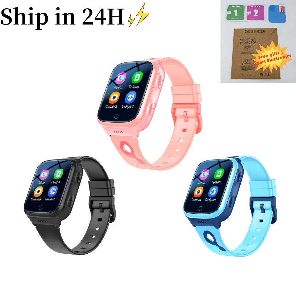 

Kids Smart Watch for Children GPS Positioning 4G Sim Card SOS Phone Calls Waterproof 1000Mah Big Battery Footprint Track Gift K9