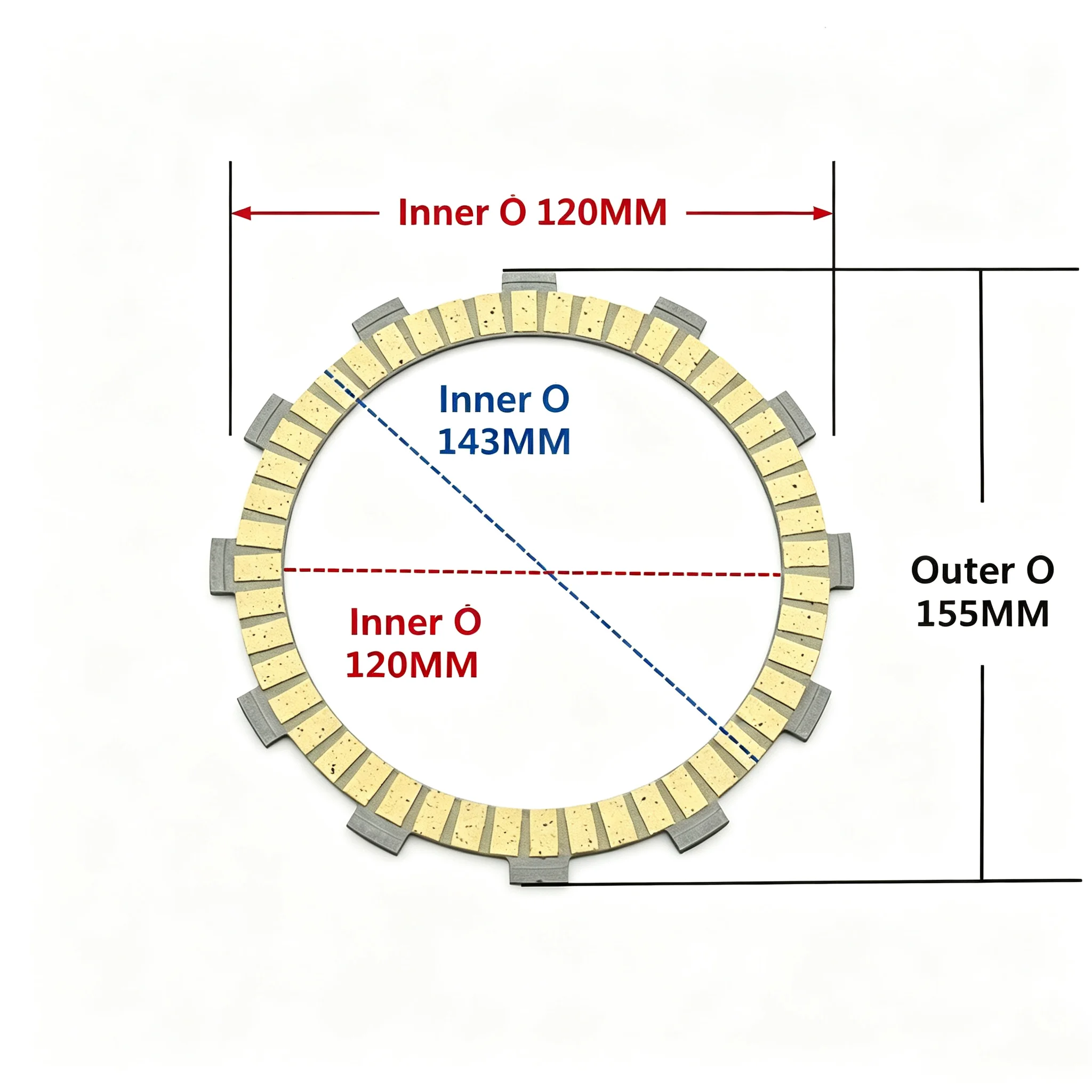 Friction Clutch Plates Steel Discs For Yamaha Virago XV700C XV920 XV1000 BT1100 Bulldog XV1100 Drag Star XVS 1100 V-Star DS11