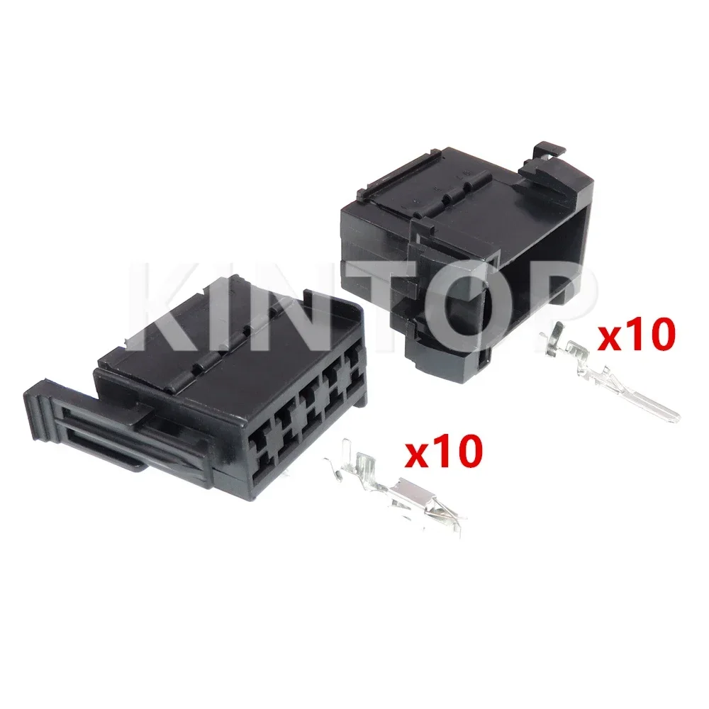 

1 Set 10 Pins AC Assembly Car Plastic Housing Modification Socket 1-929504-4 Auto Wiring Terminal Electrical Plug 929504-4