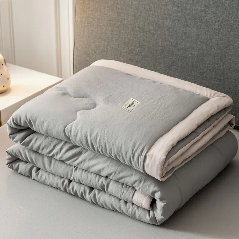 Air-conditioning Quilt Soybean Fiber Cooler Quilt Washed Cotton Summer Cooler Quilt Japanese Children's Summer Tencel