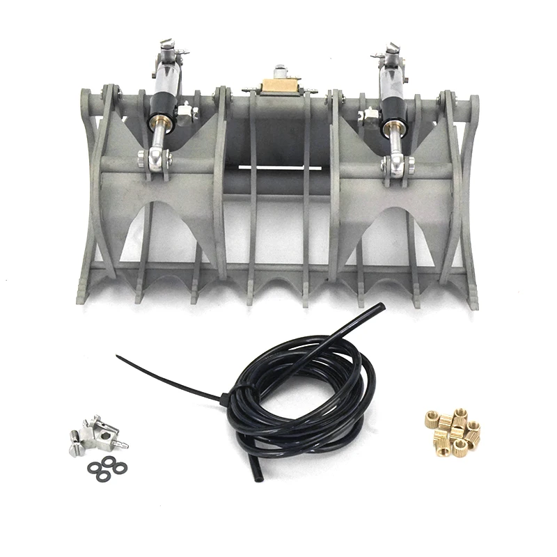 LESU 1/14 Engineering hydraulic mechanical model Bobcat slip loader retrofitted withmetal hydraulic clawAT-C0023