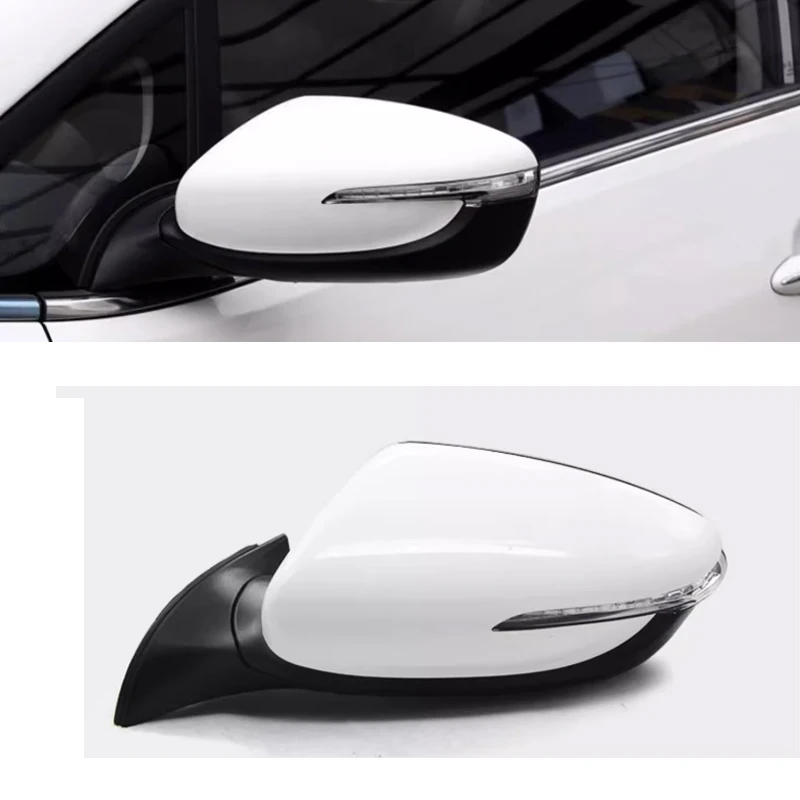 CAPQX 5/6/8Pin Auto Side Rearview Mirror For KIA K3 Cerato Forte 2013-2018 Rear View Mirror With Turn Signal Light Type