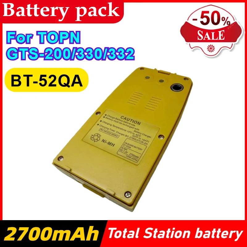 

BT-52QA BT52QA 7.2V Battery Ni-MH Rechargeable for TOPN GTS-200/330/332 GPT -3000 3002 3005 3100 3200 Series Total Stations