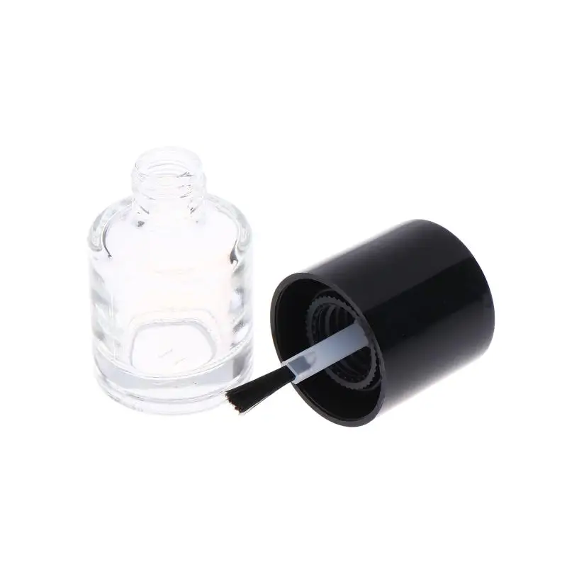 Empty Glass Nail Polish Bottles With Brush 5ml 10ml 15ml Reusable Nail Oil Glass Containers for DIY Manicure Home Travel