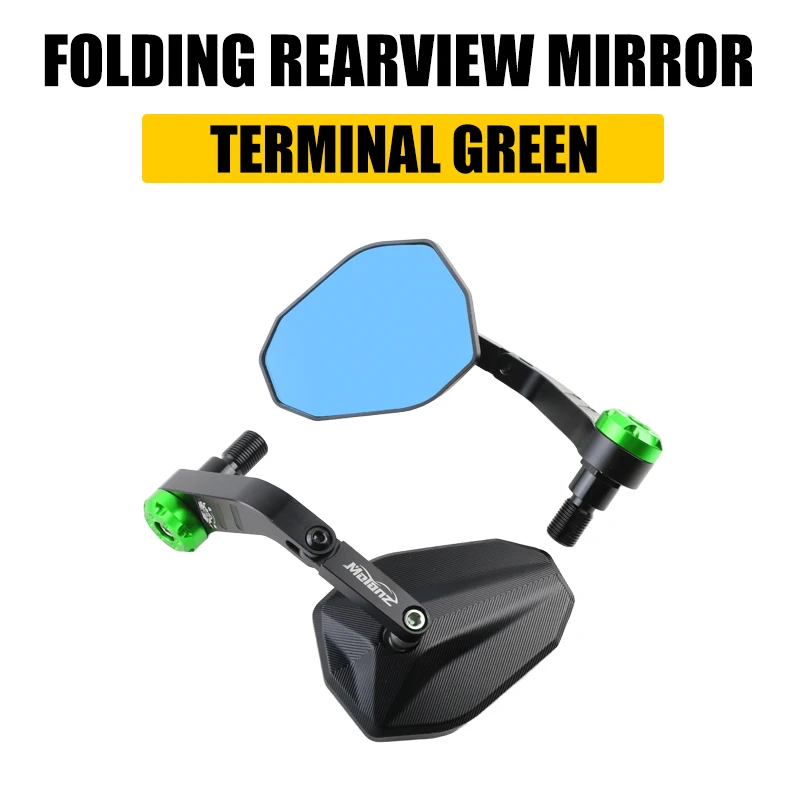 Opvouwbare Bar End Spiegels CNC Aluminium Anti Glare Groothoek voor Yamaha MT-07 MT-09 MT-10 XSR700 XSR900 MT-125 Motorfiets