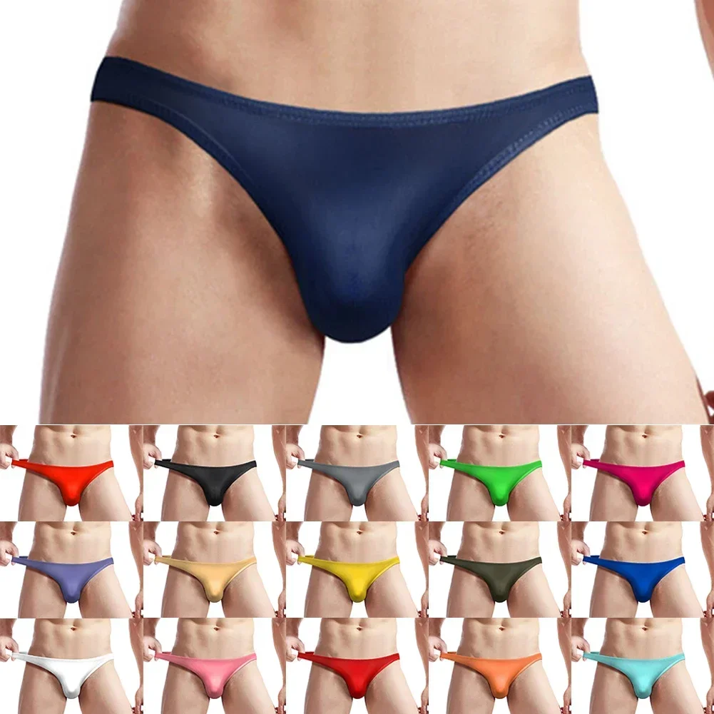 sexy Briefs Men Underwear Pouch Bottoms Homewear thong mesh Lingerie fashion 2018 new comfortable summer