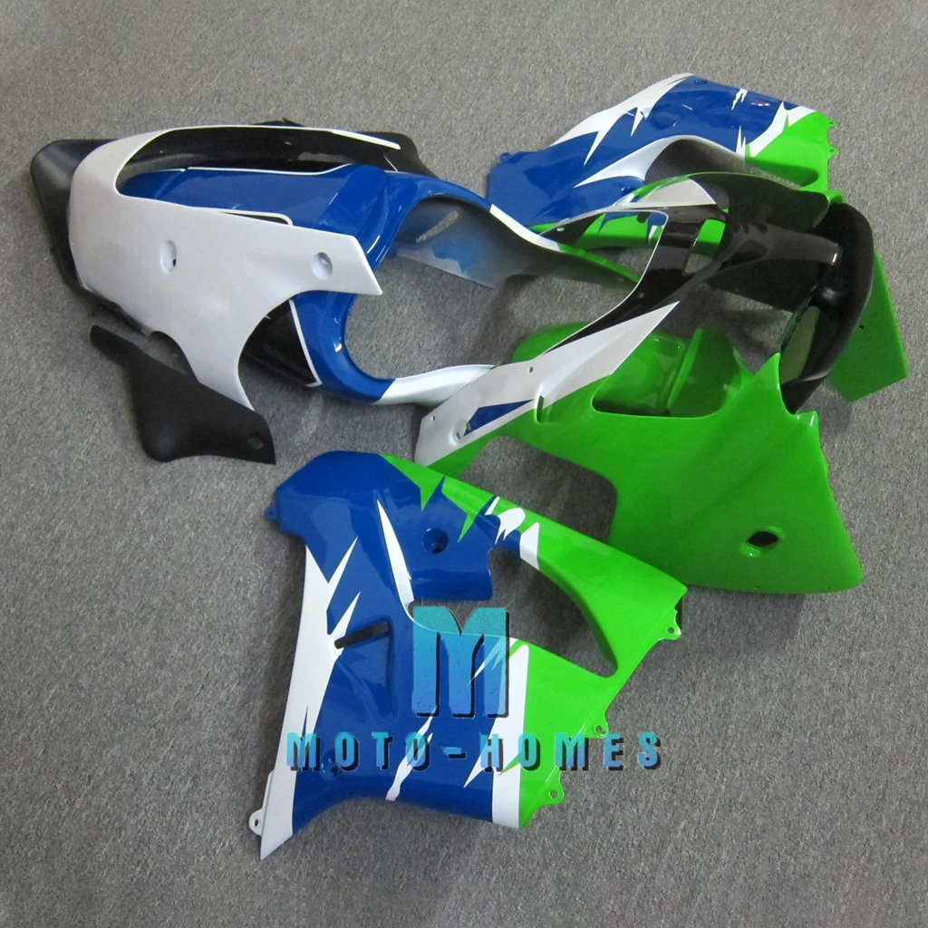 ZXMT Parts Kit Fairing for Kawasaki Ninja ZX 9R 2000 2001 ZX9R 00 01 Injection Molded Fairings Set ZXMT Blue Green