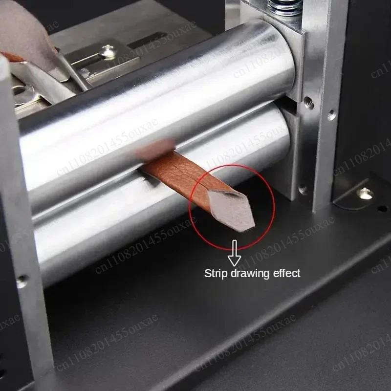 Dual-Purpose Leather Gluing & Strip Pulling Equipment Mini Electric Manual Glue Applicator Laminator with 8pcs Pull Tubes