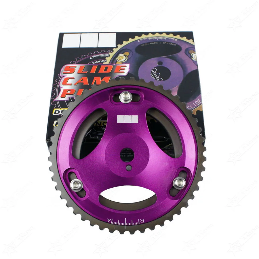 

High Performance Aluminum Alloy Adjustable Cam Gear for Mitsubishi Lancer EVO 4 5 6 7 8 9 4G63 Cam Gear Timing Gear Pulley