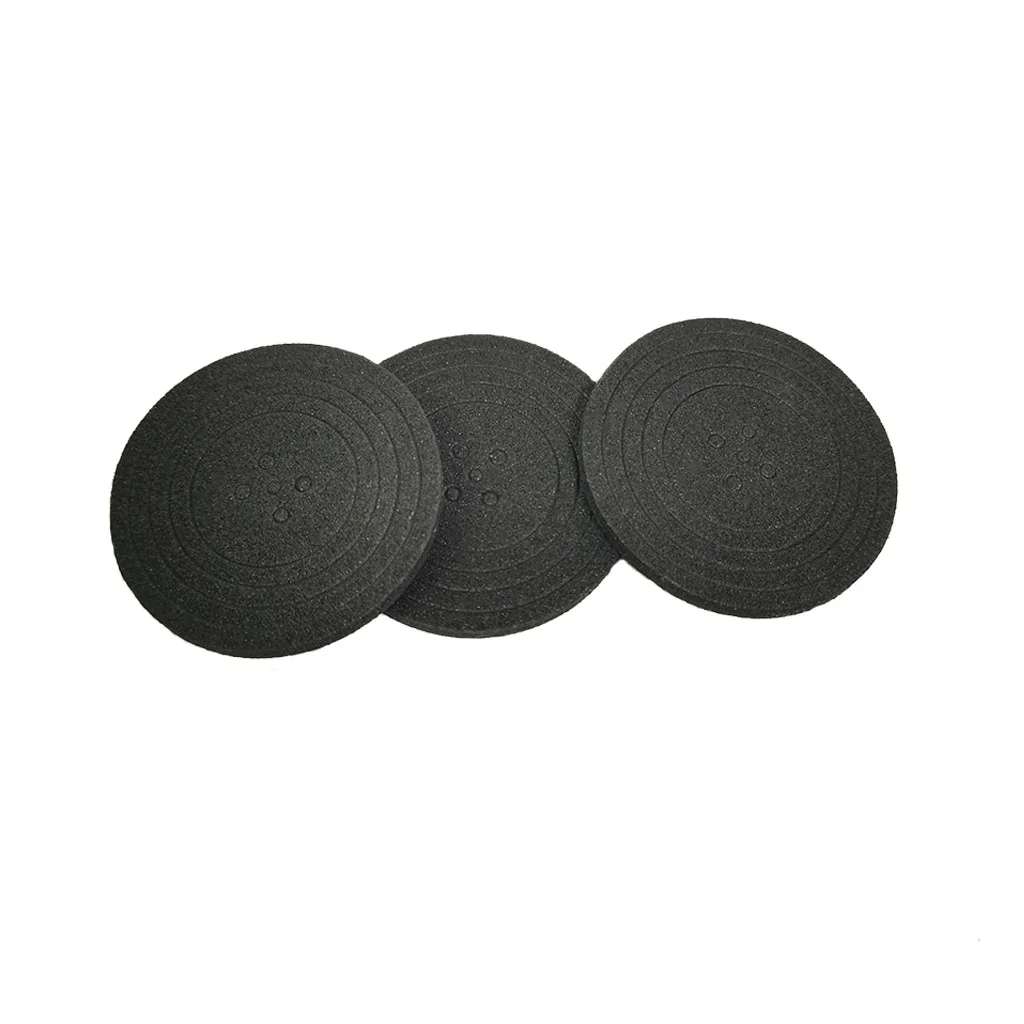 60Pcs Black Foam Gaskets 21mm/26mm/31mm/36mm/41mm Diameter EVA Ring Protective Pad for Coin Capsules (Capsules Not Included)