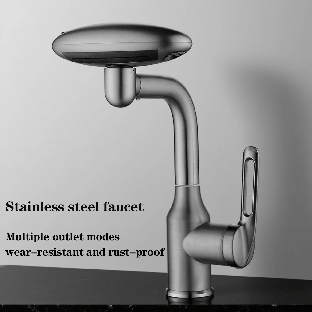 

Universal Stainless Steel Faucet 360°Rotation Multifunction 4 Modes Stream Sprayer Hot Cold Water Sink Mixer Tap For Washbasin
