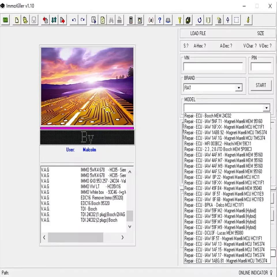 ImmoKiller V1.10 y herramienta de servicio IMMO 1.2 apagado Software ECU Programador Nueva versión para programación de claves d