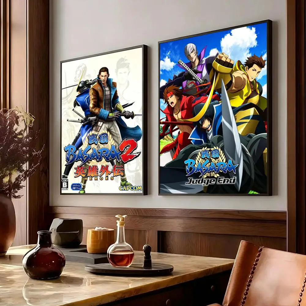 game Sengoku Basara Poster Poster HD Printing Cozy Warm Style Home Decor Suitable for Living Room Bedroom Gift