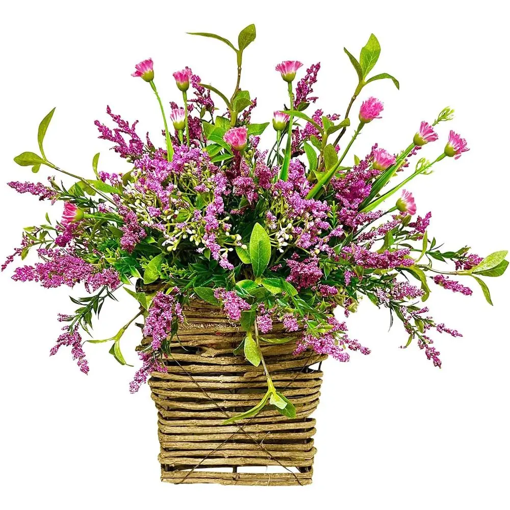 

Seasonal Hanging Flower Basket for Spring Door or Porch Decor