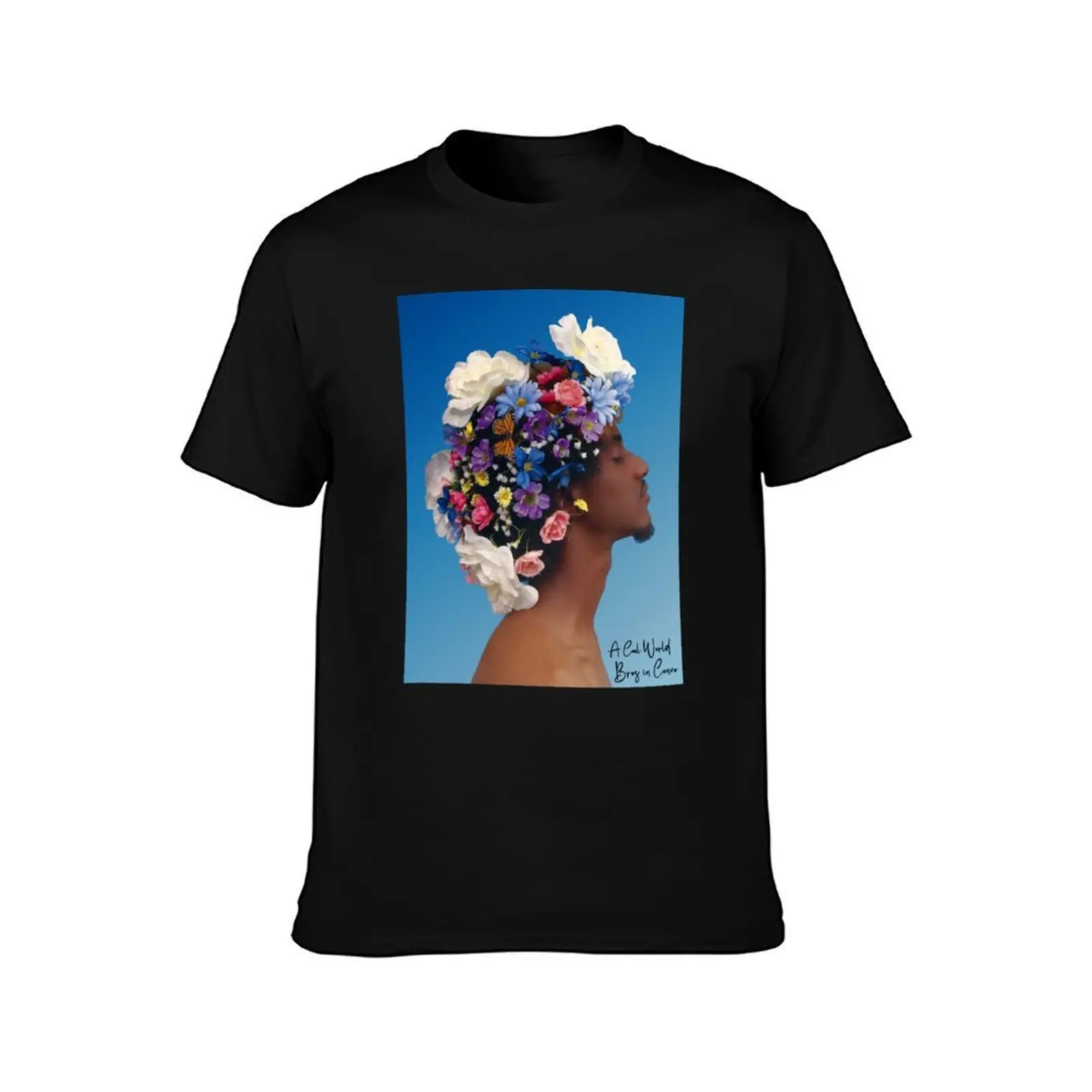 Let Your Flower Grow Bro T-Shirt, Summer Casual Cotton Tee, Oversized Streetwear Tops, Vintage Graphic Print, Unisex Men Women