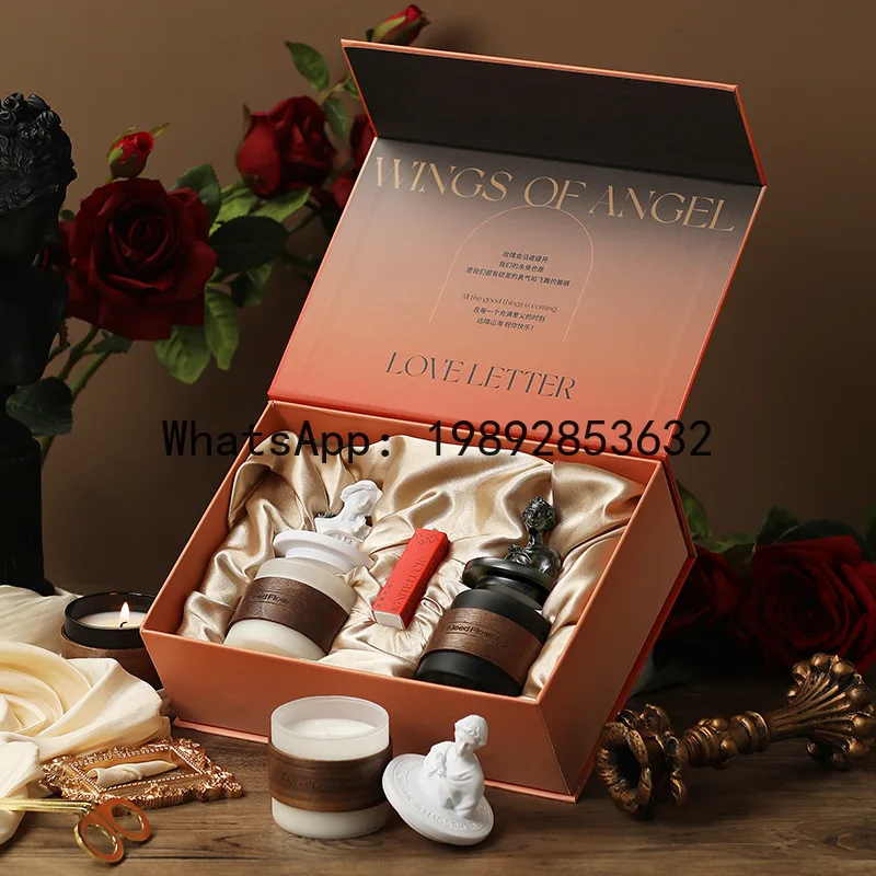 

LZ scented candles gift box souvenir wedding engagement gift girlfriend graduation birthday gift
