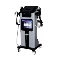 Professional Oxygen Jet Peel Facial Machine Multi-Functional Deep Cleansing RF Skin Tightening Device for Beauty Salons