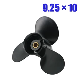 Outboard Propeller For Tohatsu Mercury 9.9hp 15hp 20hp 9.25*10 Boat Aluminum Alloy Screw 3 Blade 14 Spline Boat Engine Part