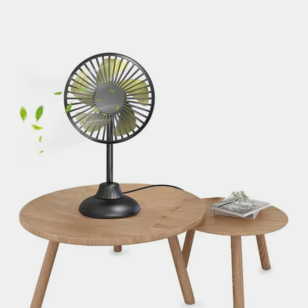Multifunctional USB Car Fan for Dashboard and Desktop Silent Compact Rotatable Electric Cooling Fan for Cars Trucks Home Auto