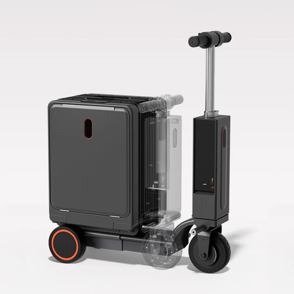

Electric Automatic Smart Aluminum Luggage Scooter Trolley Waterproof Lightweight Travel Suitcase For Adults
