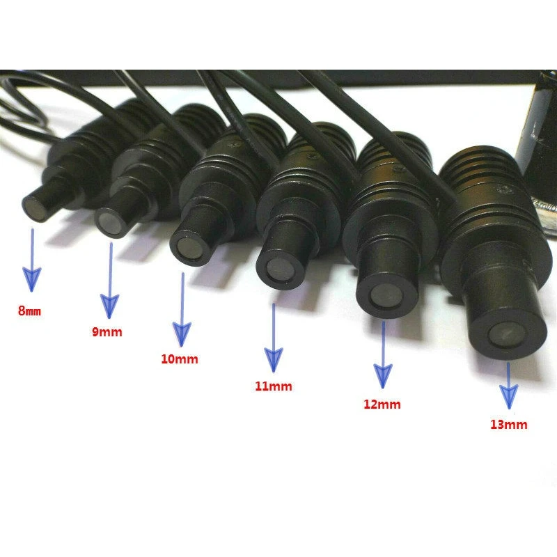 8/9/10/11/12/13mm Industrial LED Coaxial Point Light Source for Monocular Continuous Zoom Metallurgical Stereo Microscope