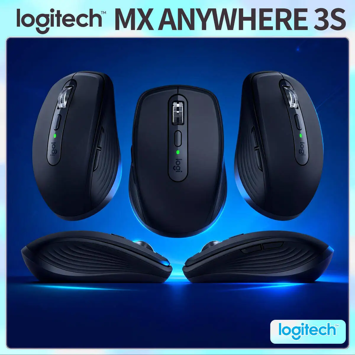 

Logitech MX Anywhere 3S Compact Wireless Mouse 4000DPI Silent for Windows Mac PC Office