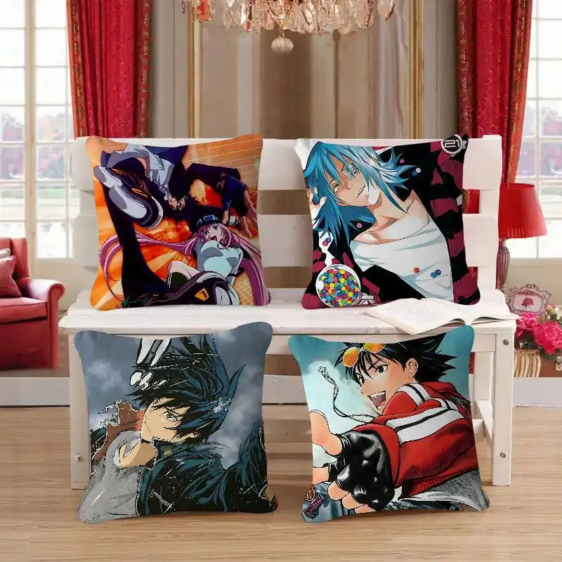 

Cartoon Animation A-Air Gear Cushion Cover Pillowcase Upholstery Sofa Throw Pillow Home Decor Pillowcas