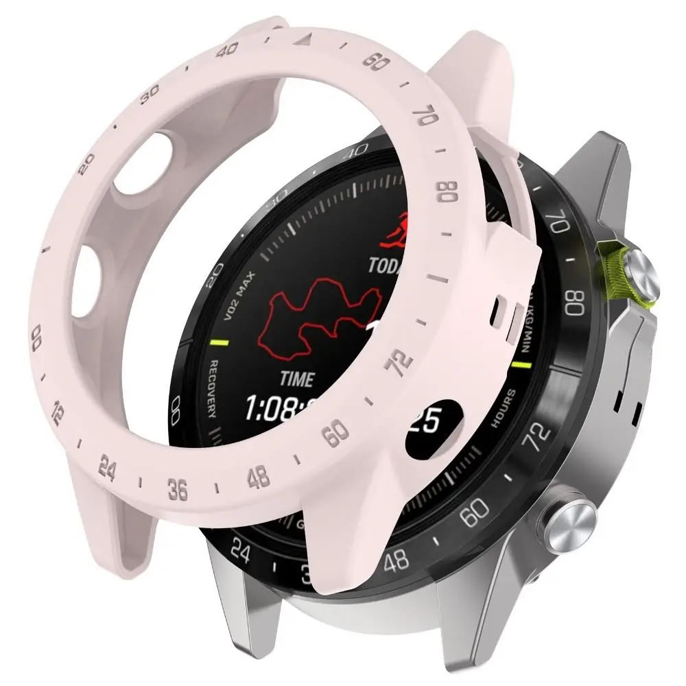 Smart Watch Bezel Frame TPU Case Cover Screen Protector Edge Shell Beschermend voor Garmin MARQ 2 Atleet/Captain/Golfe