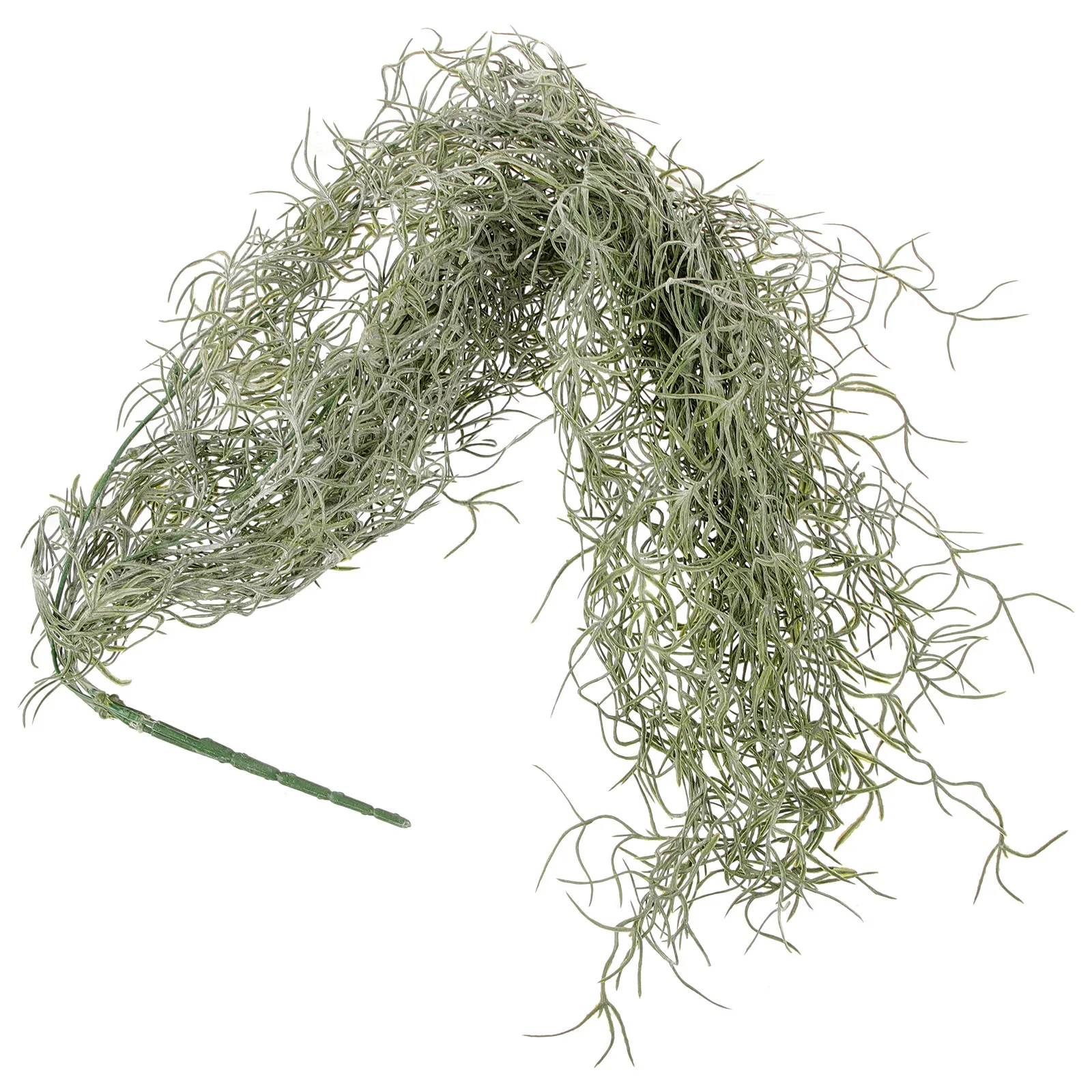 الزهور المجففة الطحلب الاصطناعي المعلق للحرف اليدوية نباتات وهمية السائبة الأخضر الجاف الطحلب بونساي ديكور حديقة خرافية l scaping #3