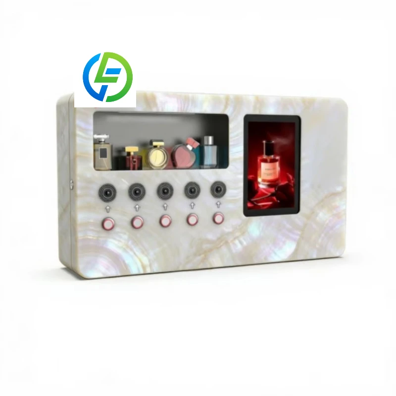Deposit  Wall Mounted Perfume Vending Machine SDK Enabled Cloud-Based Management for Small Spaces 24/7 Cash Card Operation