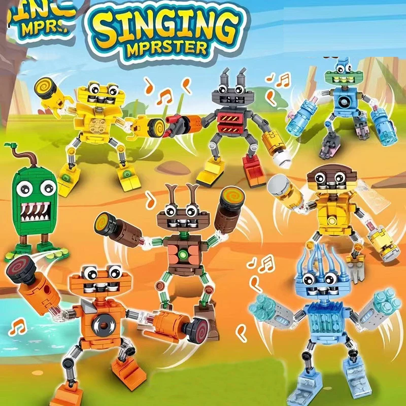 MOC My Singing Monsters compositore compatibile Legowor Educational Kids Kit mattoni classici giocattoli creativi ragazzi per regalo per bambini