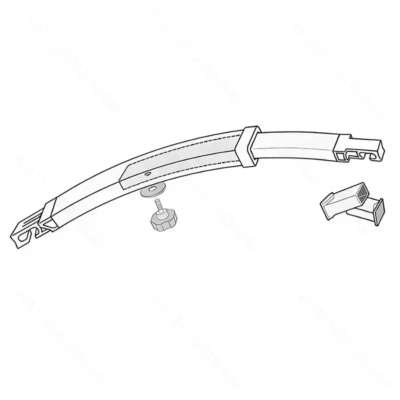 RV Awning Strengthen Support Rod Replacement Parts For Fiamma F45s Camper Caravan Outdoor Awning Stabilizer Bar