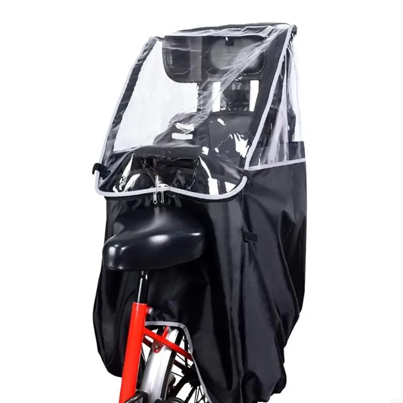 PVC Bike Child Cover with Window for Wind and Light Rain on Daily Commutes
