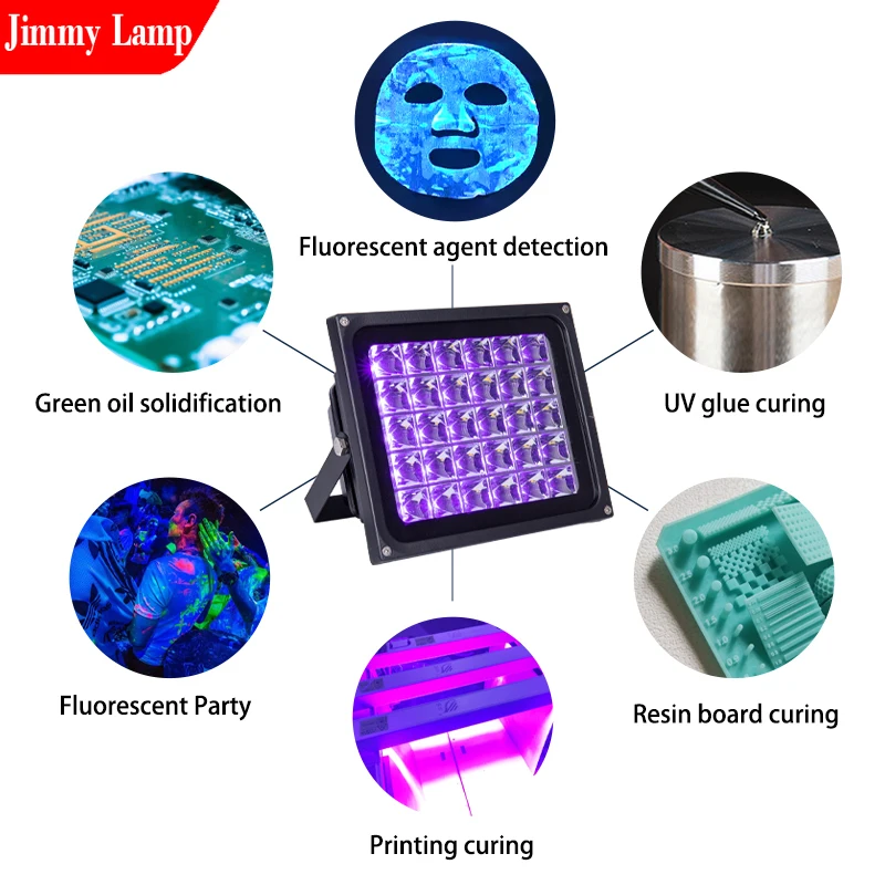 UV Curing Lamp 405nm 395nm 365nm LED For 3D Printer Resin Repair Handwork DIY Curing