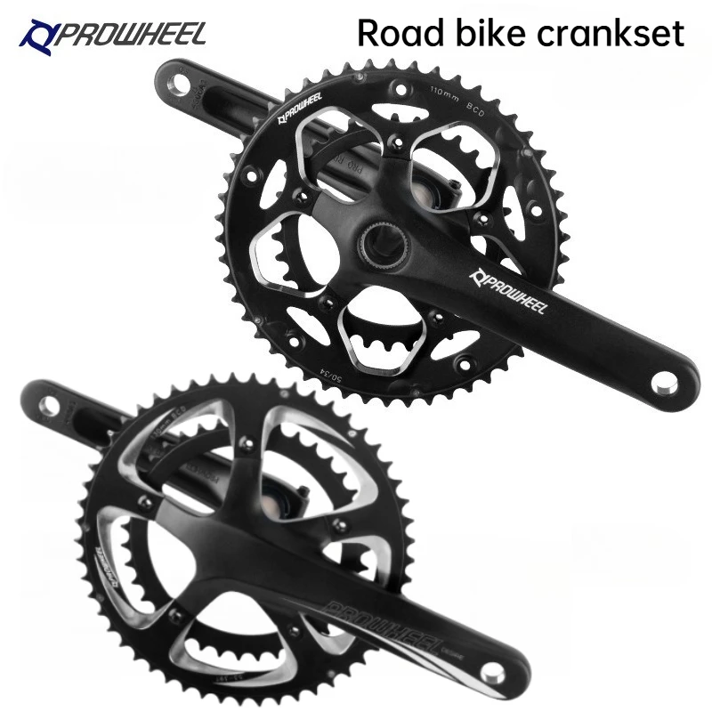 

Велосипедный шатун PROWHEEL Road Bike Hollow Integrated Crankset: ультралегкий, плавный ход, 8/9/10/11 скоростей, высокопроизводительные компоненты для велоспорта