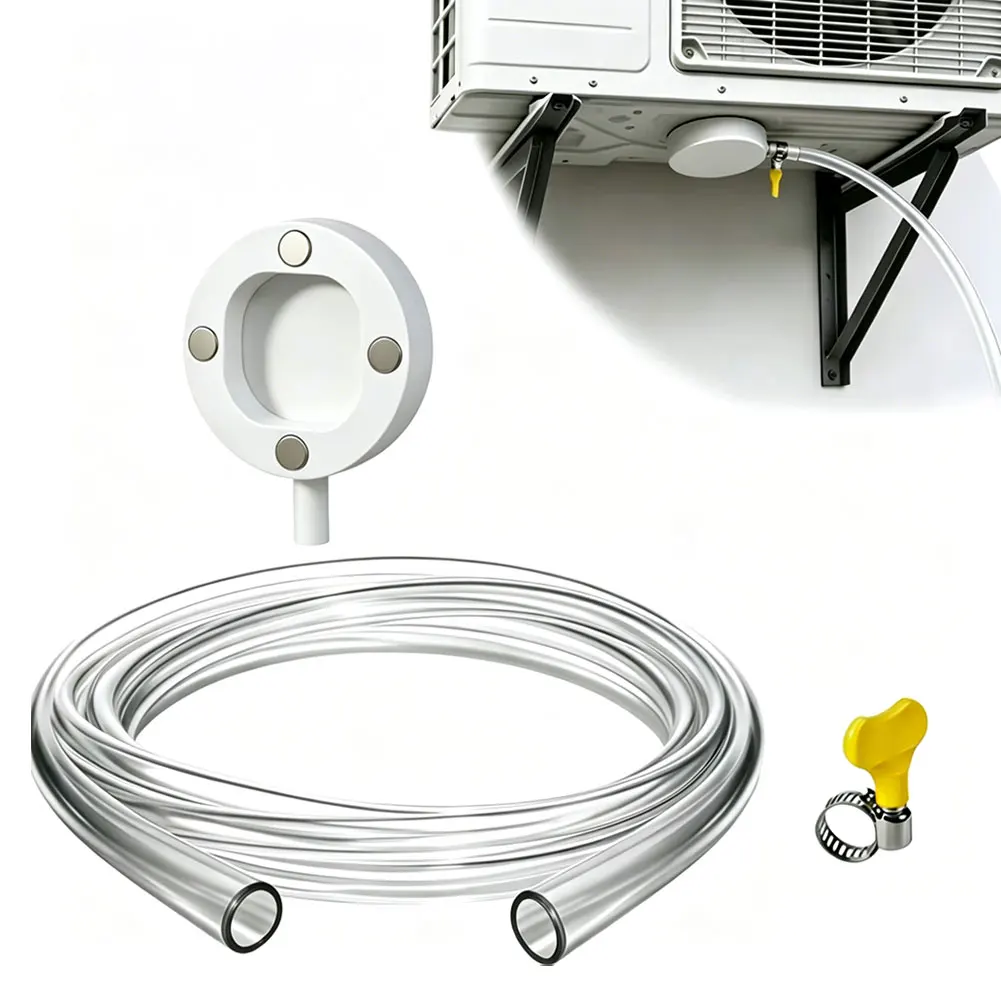 4/6/12inch Magnetic Air Conditioning Drain Kit Transparent Condensate Drain Hose For Air Conditioning Units